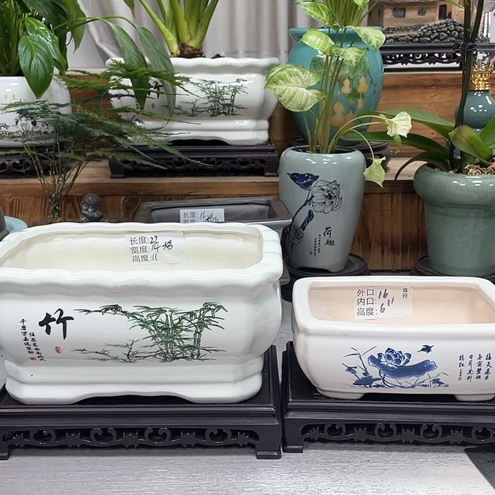 陶瓷花盆紫砂陶瓷花盆