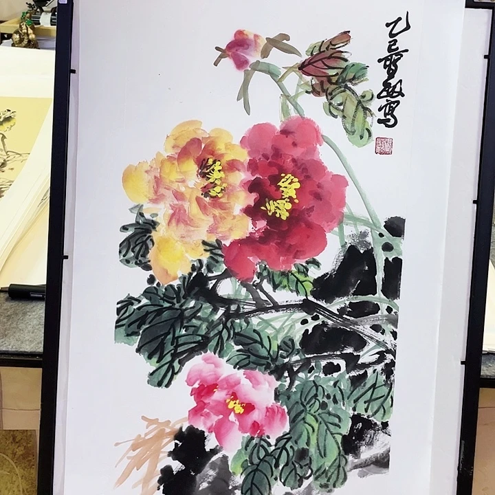 国画张圣敏先生纯手绘作品