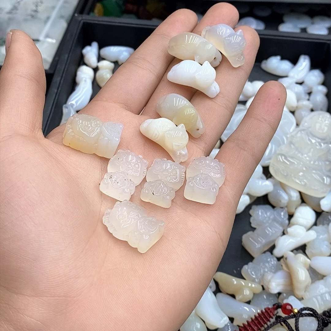 玛瑙/玉髓珠宝半成品合金碎***斤