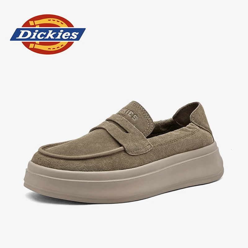 Dickies2025秋季新款皮鞋老钱风男鞋英伦复古百搭软底休闲皮鞋男