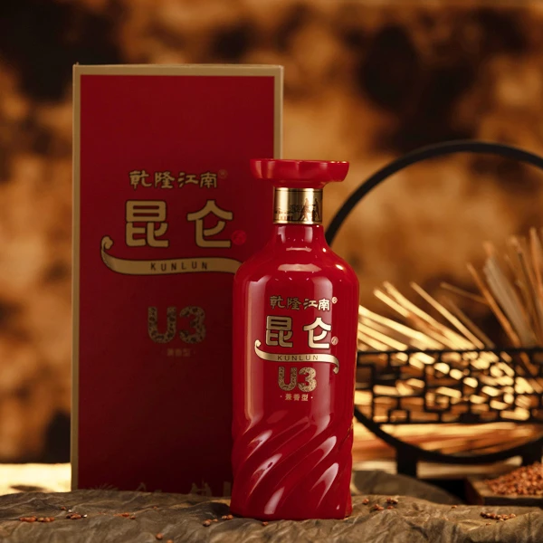 乾隆江南昆仑U3 兼香型白酒 42度500ml*6瓶 一箱