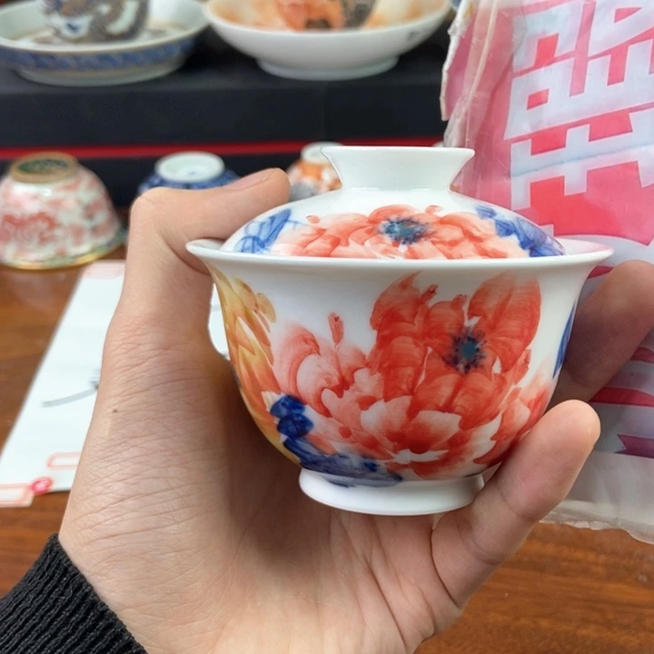 杯景德镇手绘陶瓷艺术