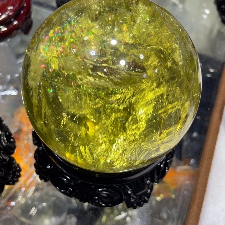 水晶水晶球未镶嵌一*