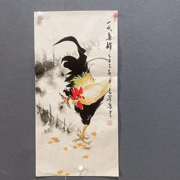 国画潘克军35/70手绘画芯