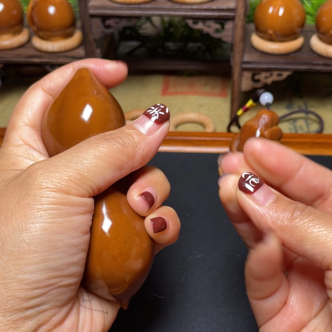 橄榄核吊坠蝴蝶37一对