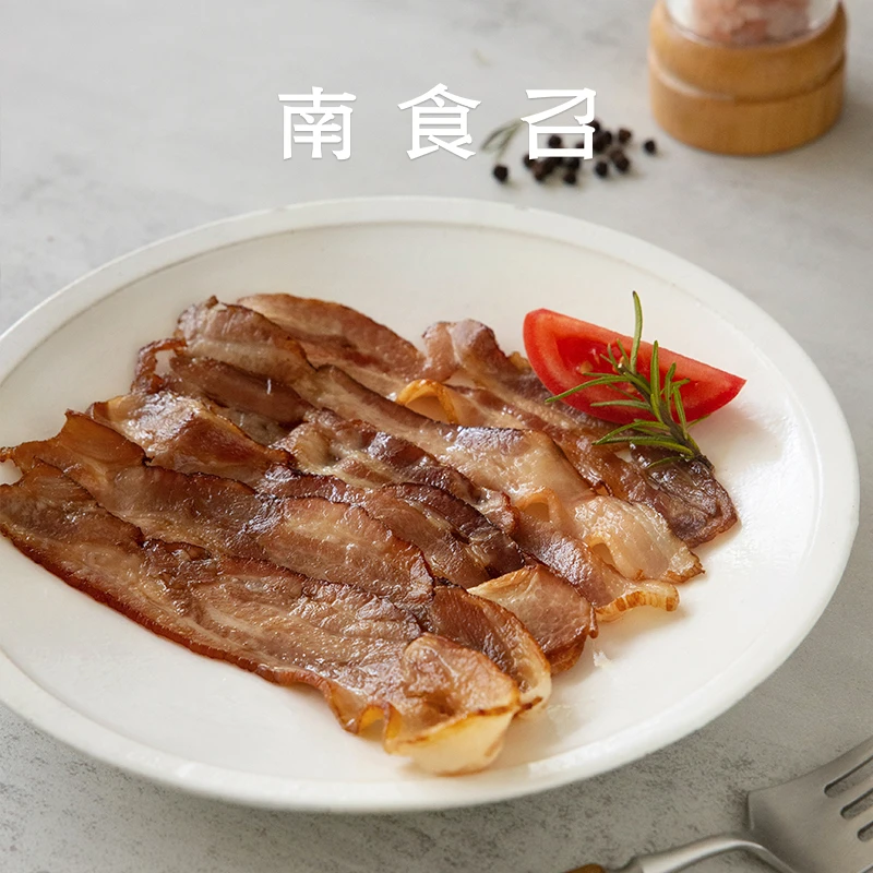 南食召 二豆妈推荐营养早餐组合  培根 榨菜 杂粮煎饼 金枪鱼罐头