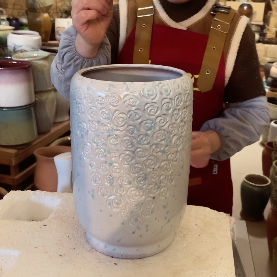 紫砂花盆高度30口径19