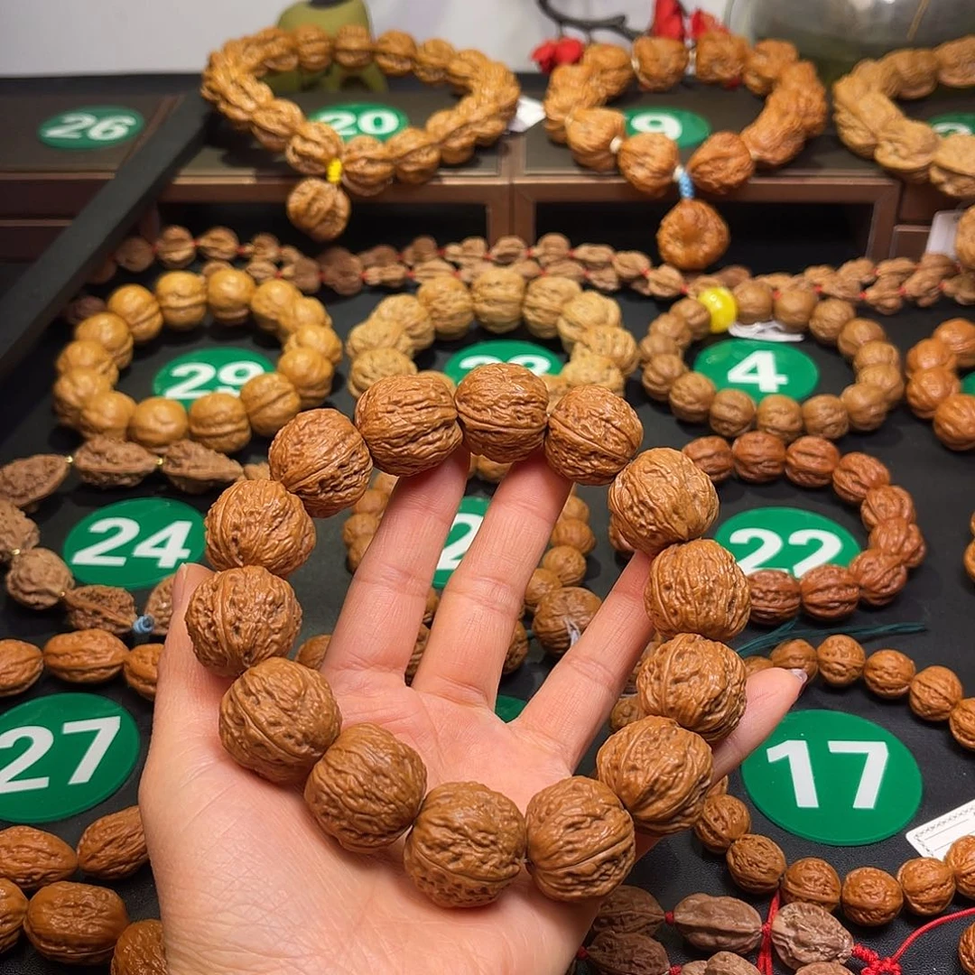 文玩核桃手串23尺寸蚂蚁纹