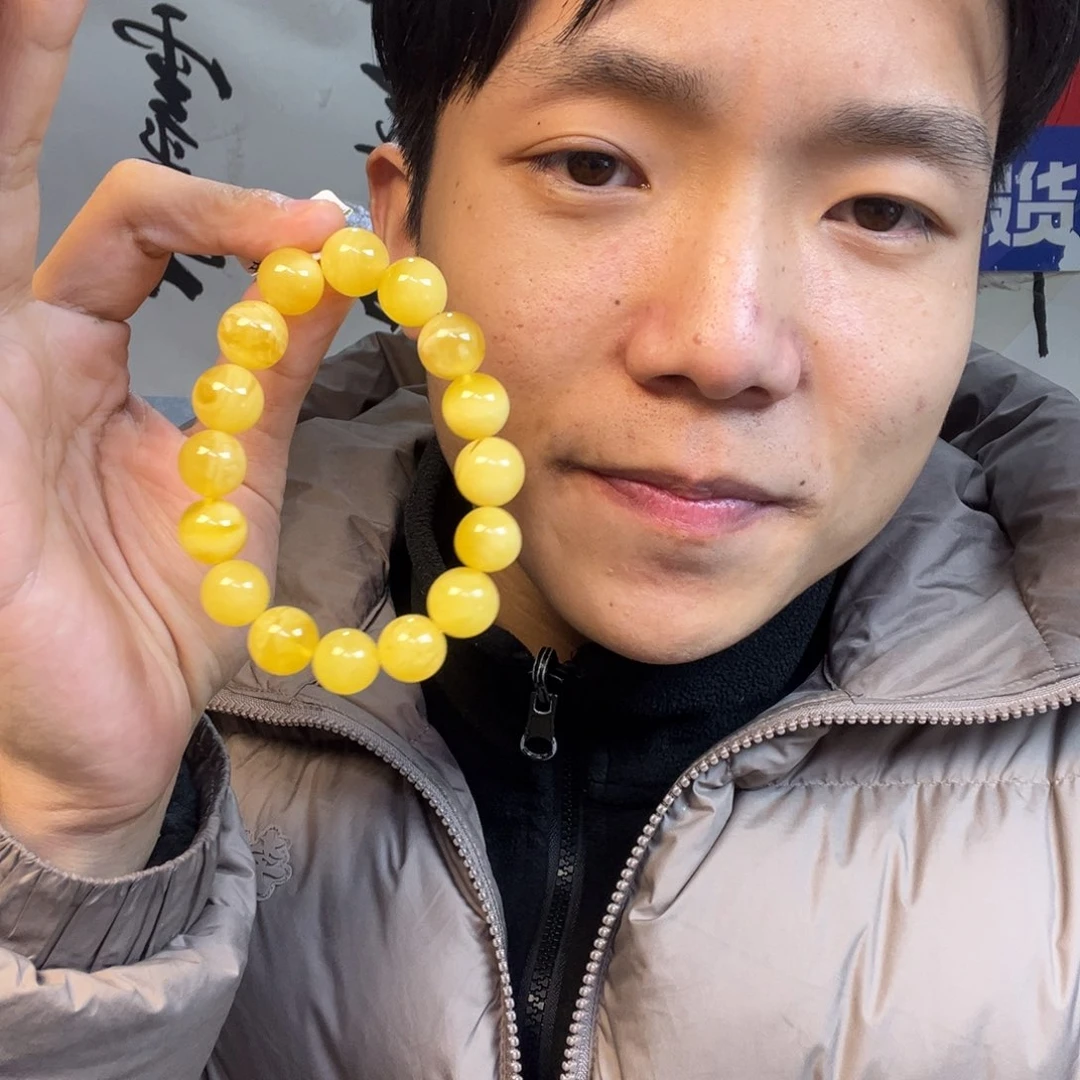 蜜蜡颈饰未镶嵌多样性