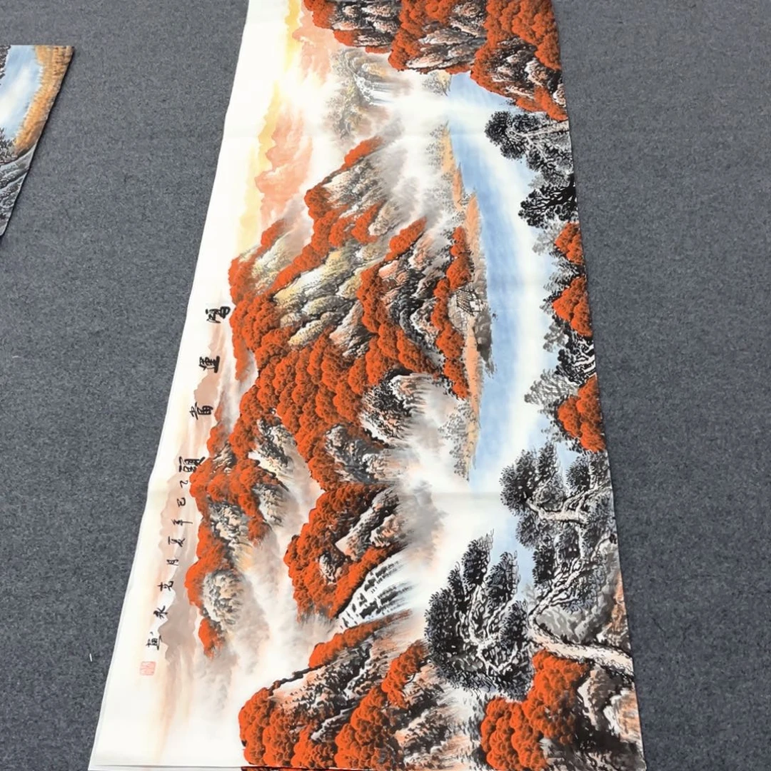 国画国画作品老师手绘