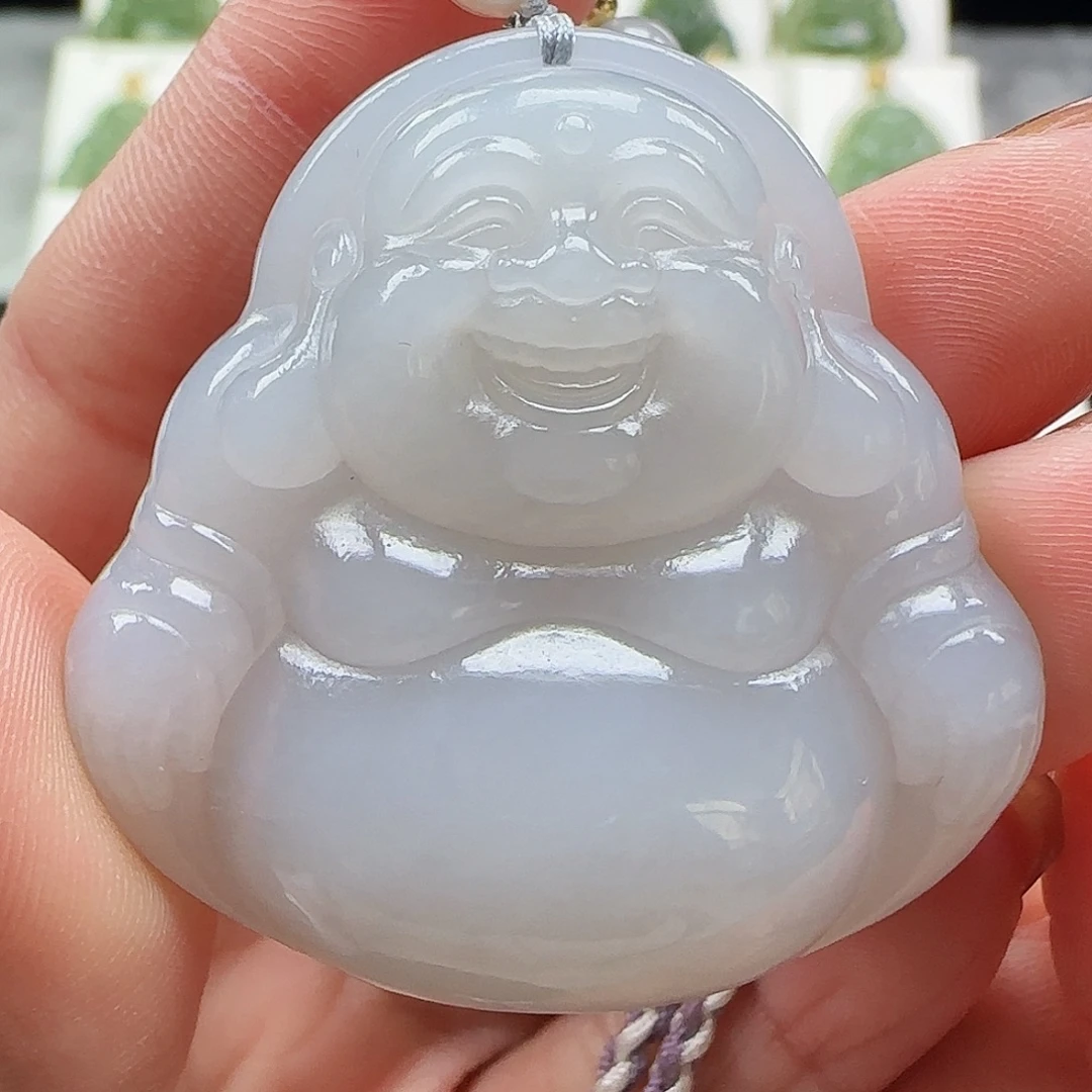 和田玉未镶嵌吊坠(赠链)