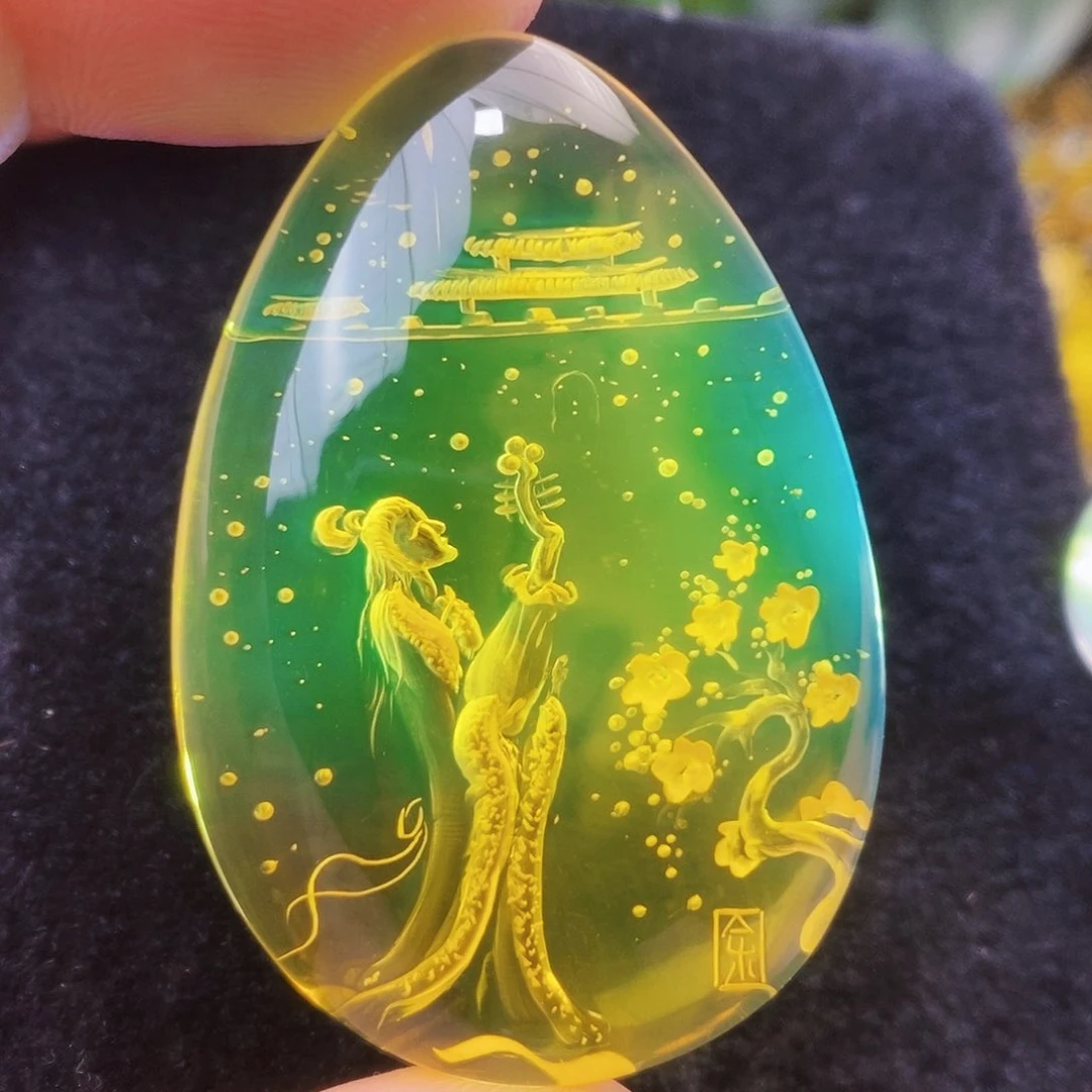 【闪购商品】金珀吊坠(不含链)未镶嵌