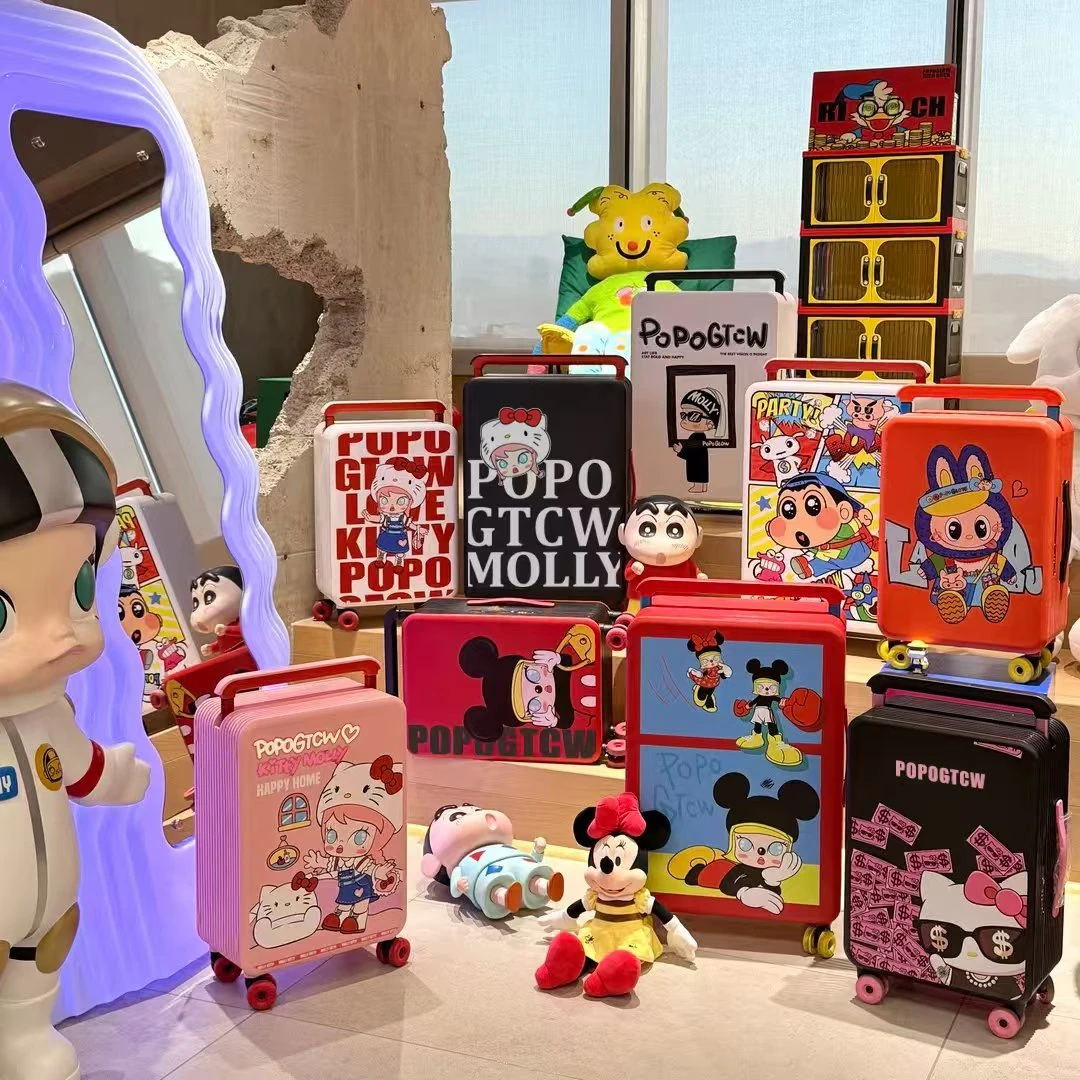 25年爆款-高颜值锁扣款旅行箱-甜辣风行李箱