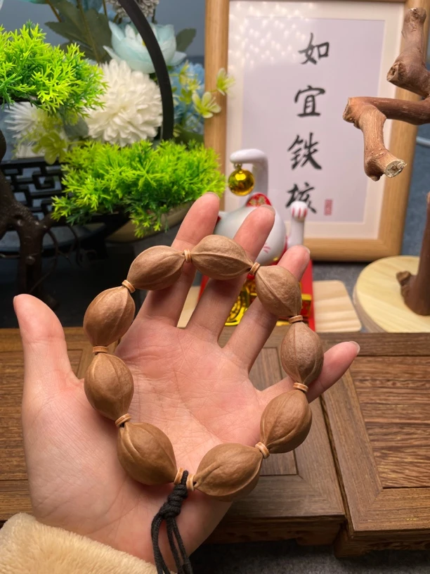 梅林铁核原生态20*27三花鲨鱼背梅林铁核素串橄榄核素串