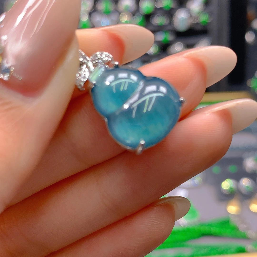 翡翠未镶嵌耳饰天然翡翠