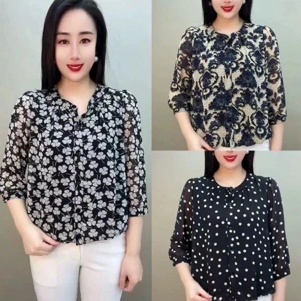 《专柜品质》气质夏季显瘦时尚时尚洋气百搭遮肚子薄款妈妈小开衫5