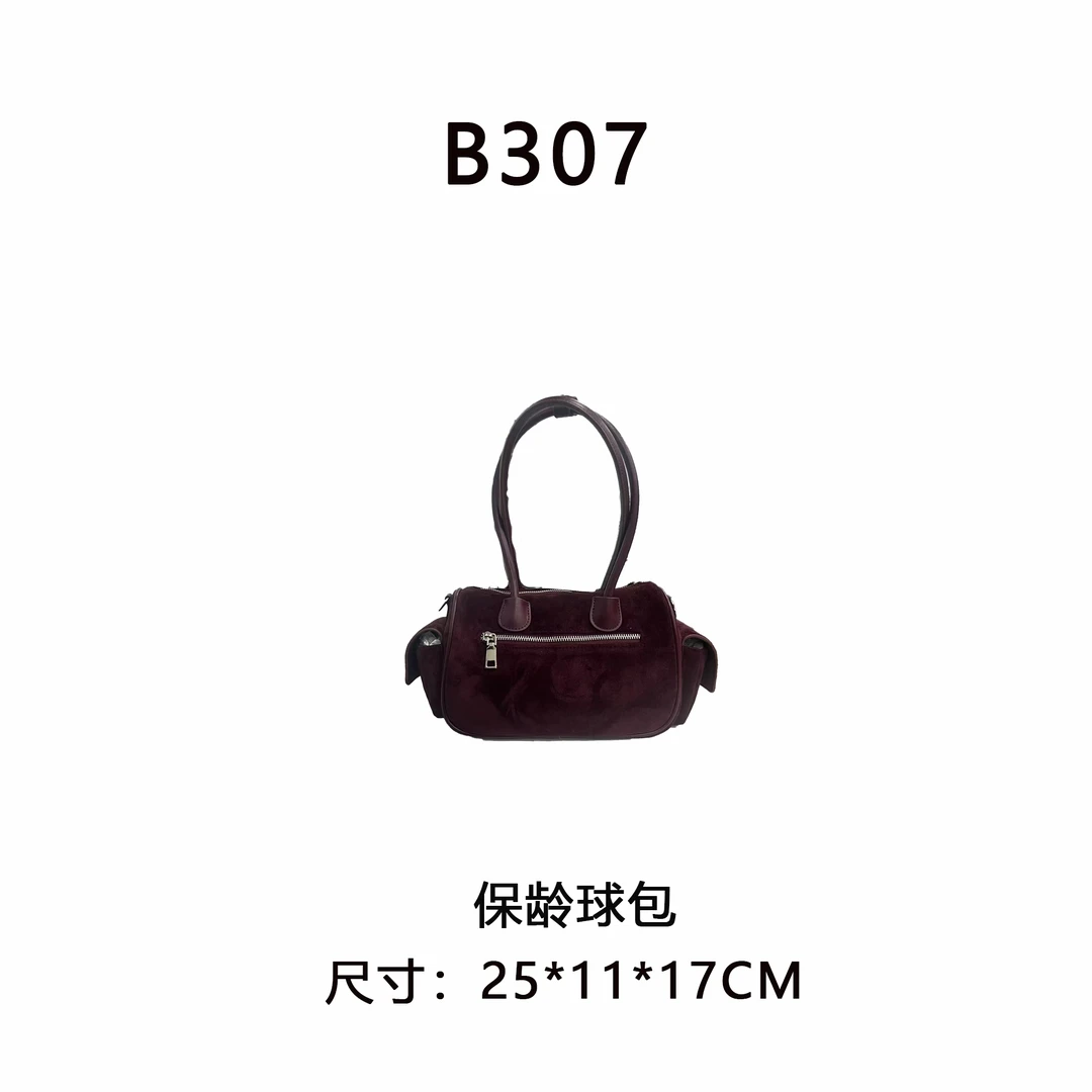 【B307】保龄球包按编号拍(尺寸25*11*17CM)新款红色女包