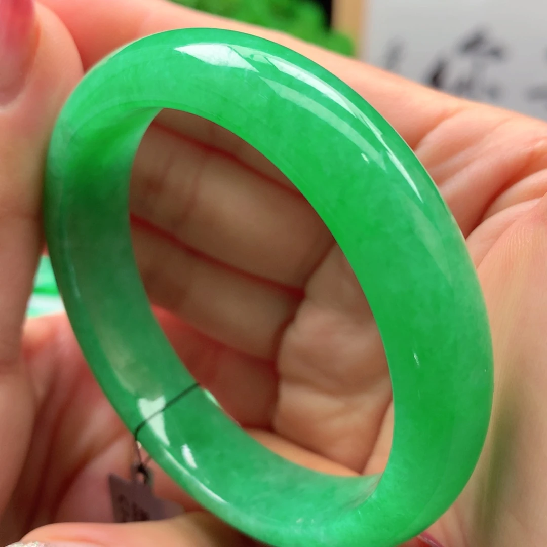 未镶嵌手镯翡翠缅甸54.4圈口