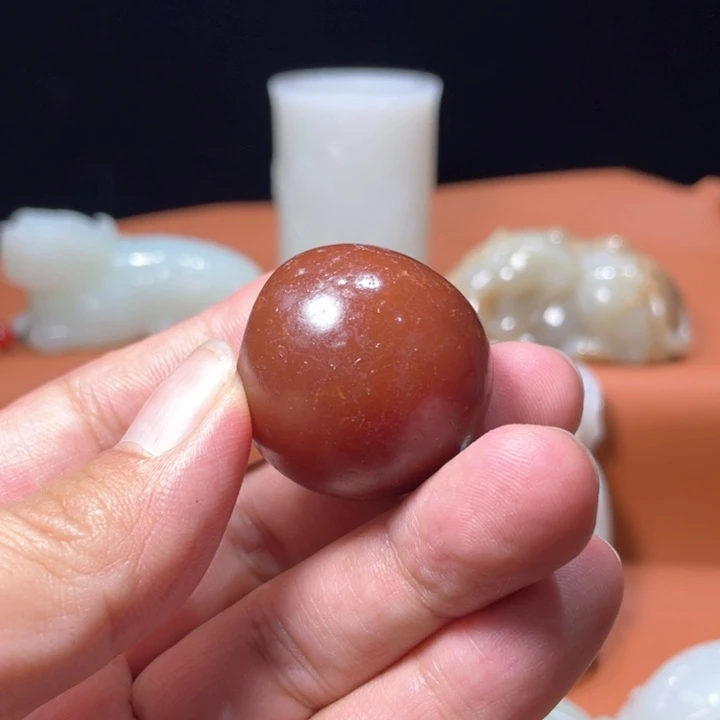 玛瑙/玉髓糖球珠子合金