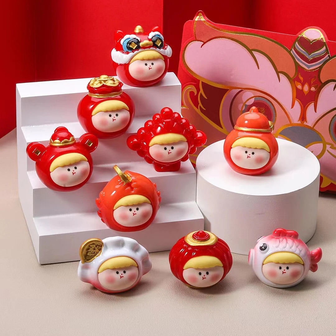 【喜九潮玩】福利瑕疵不售后李四diy配饰手工玩具公仔摆件亲子车载