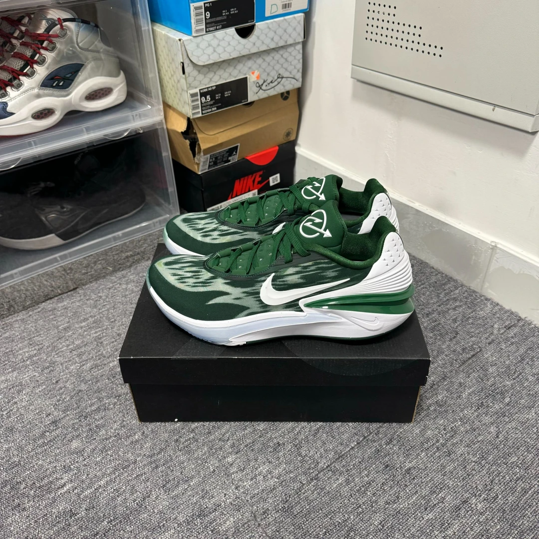 全新未使用 NIKE/耐克 45.5码 gt cut2 森林绿tb 无原盒 稀有配色