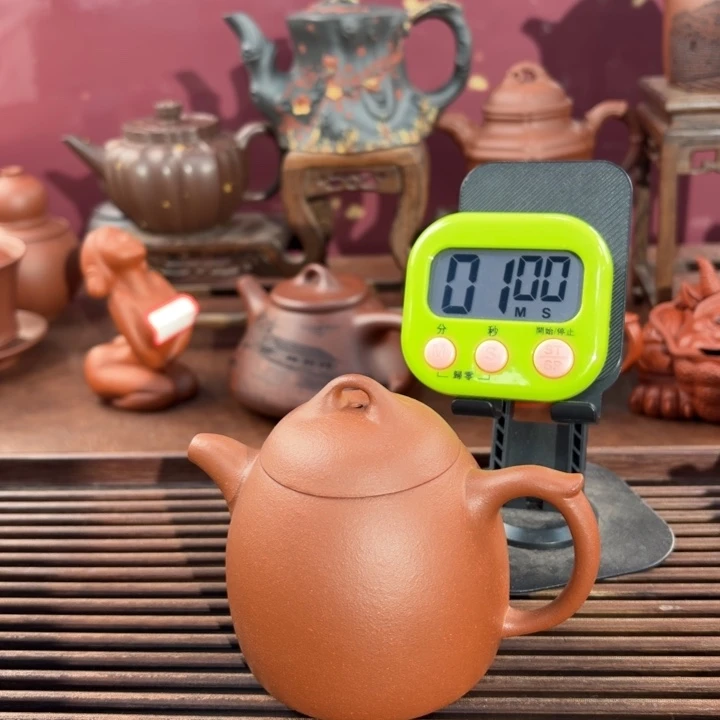 用***5茶壶紫砂宜兴原矿红降坡