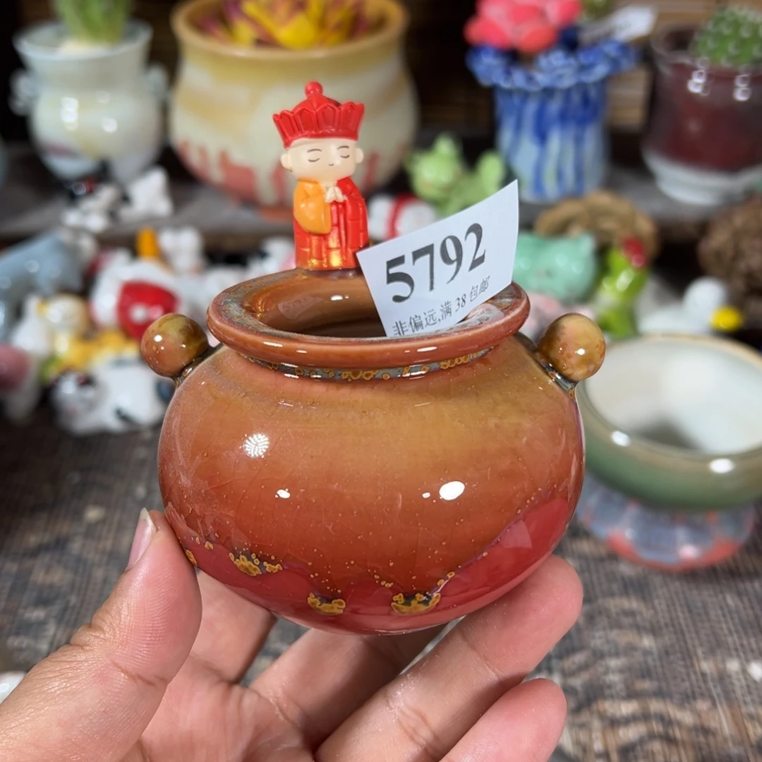 口4 手工花盆满30包邮