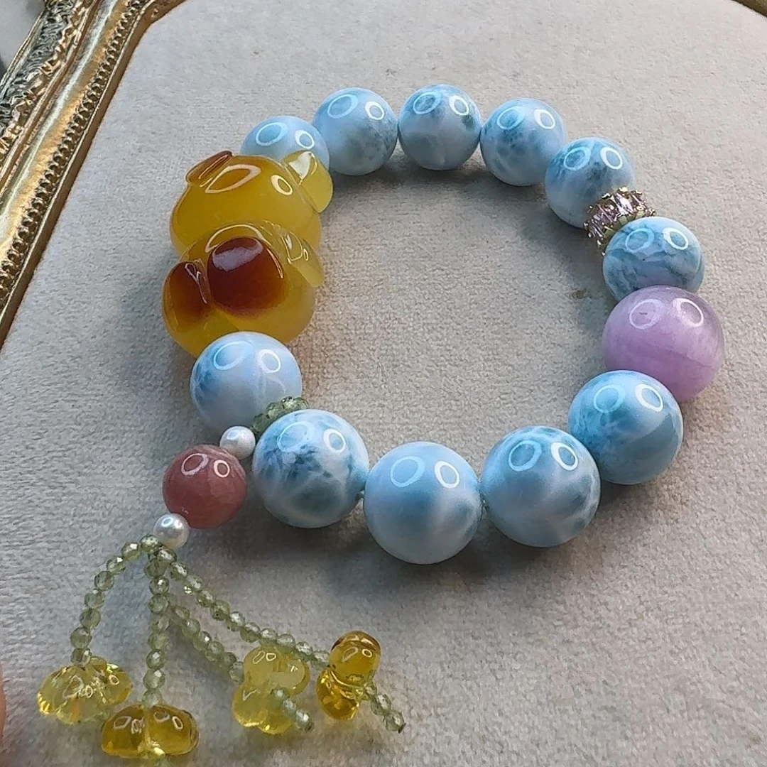 未镶嵌琥珀手链琥珀手串