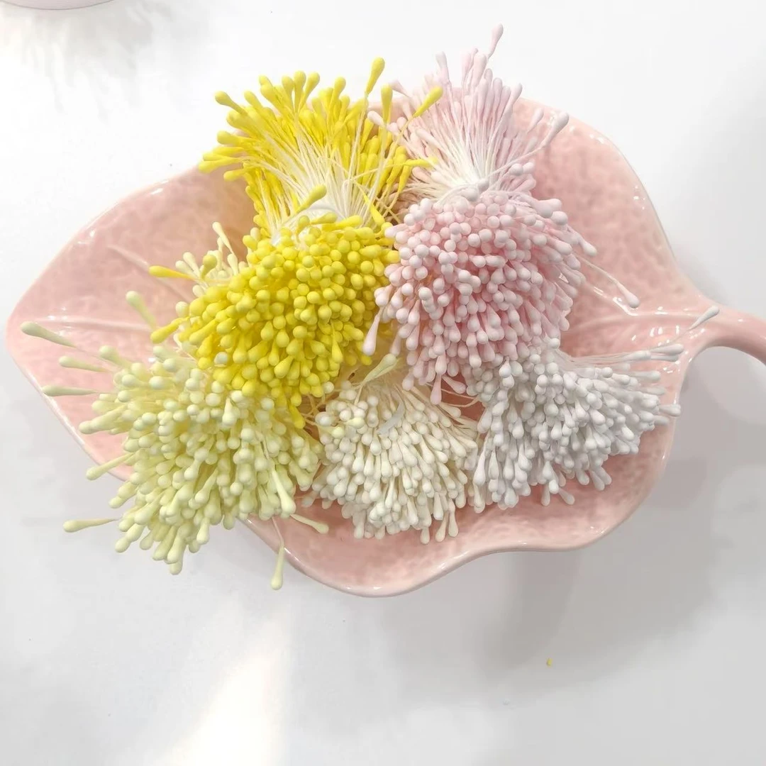 手工DIY仿真花蕊材料包扭扭棒批发花蕊材料配件包邮厂家直销