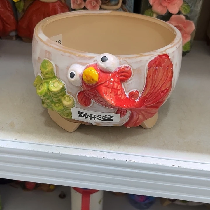 粗陶材质多肉花盆