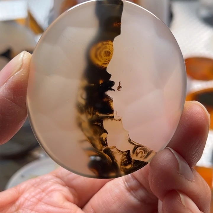 玛瑙/玉髓未镶嵌吊坠(不含链)