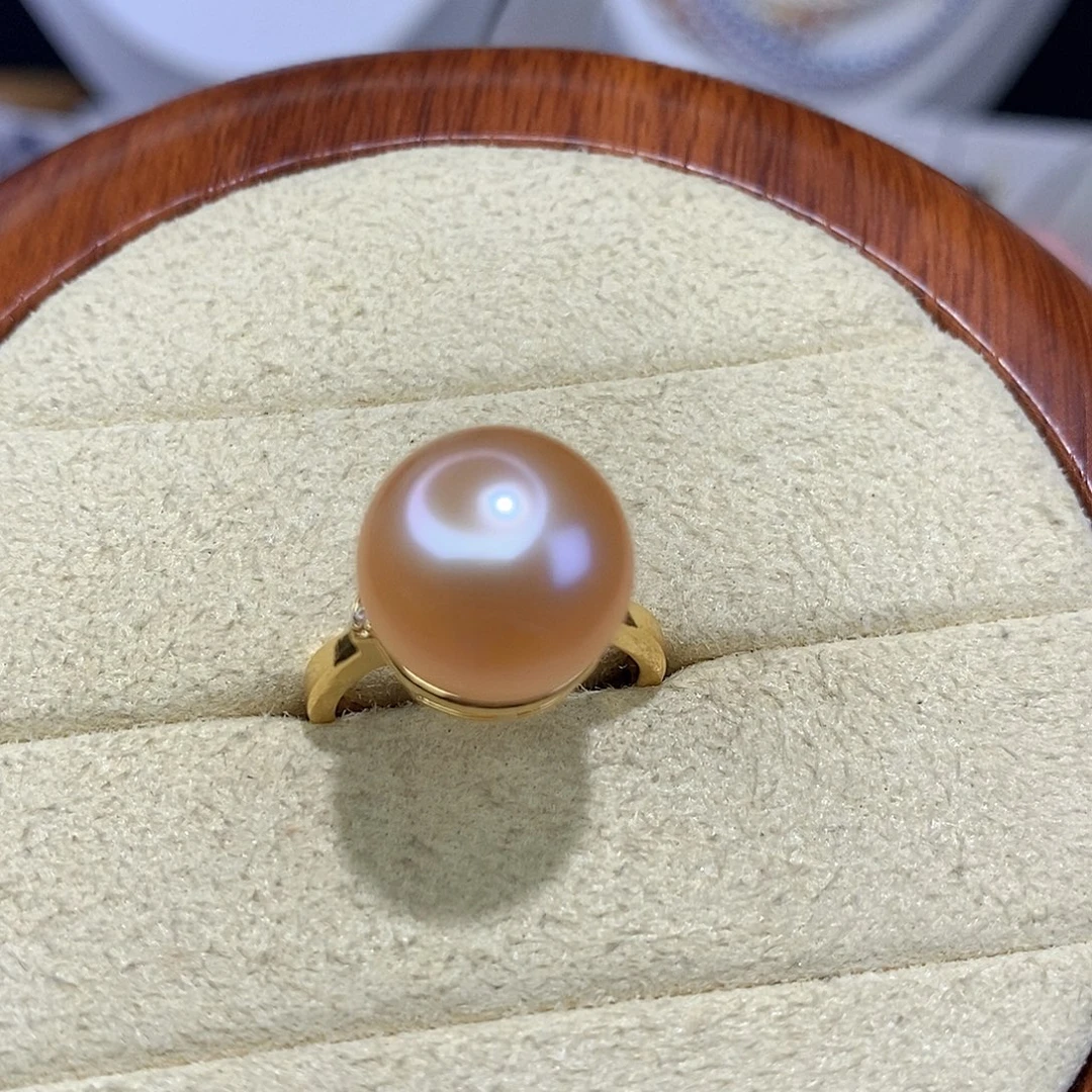 合金戒指淡水珍珠