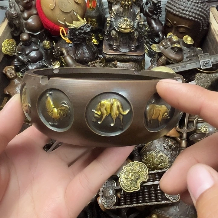 顺顺利利，铜器摆件