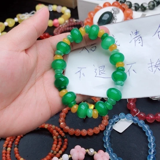 烟晶手链银S925镶嵌