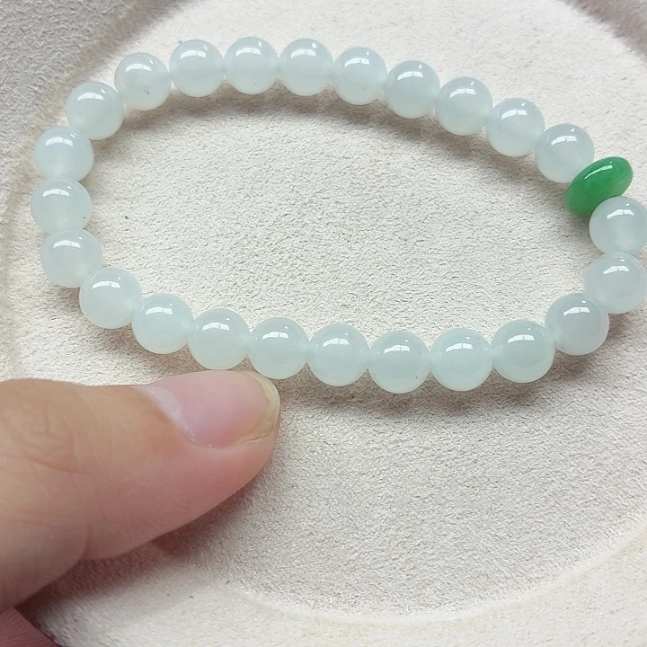 未镶嵌手链翡翠天然缅甸翡翠A货7.5