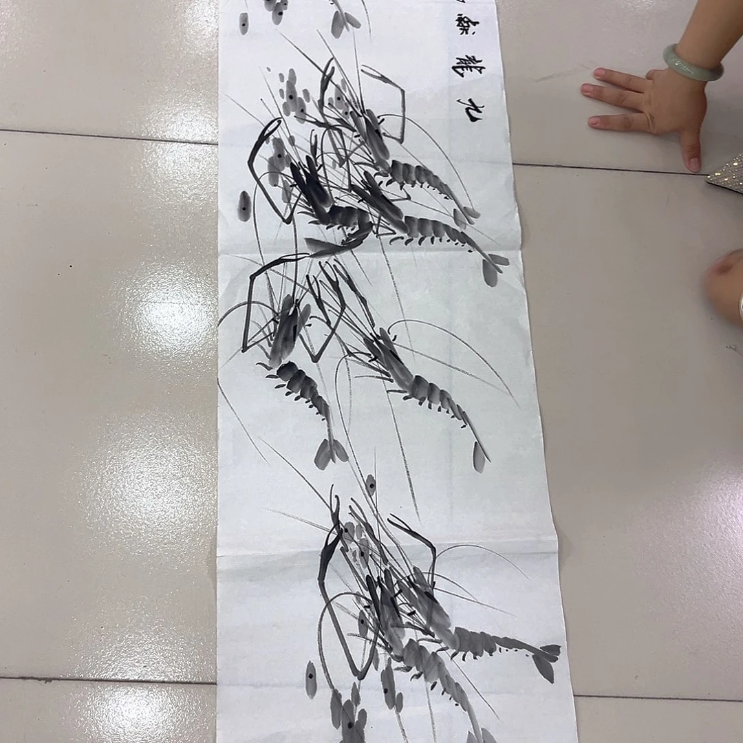 国画纯手工山水花鸟