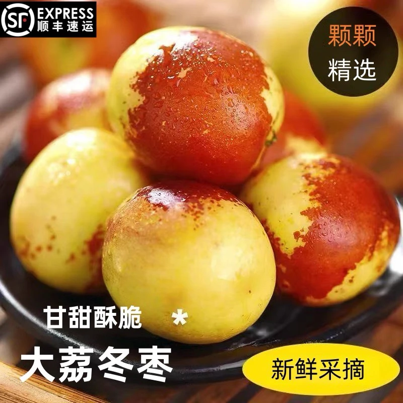 “D11特惠”寻味陕西大荔冬枣直发新鲜批发现摘现发拐枣酸枣红枣