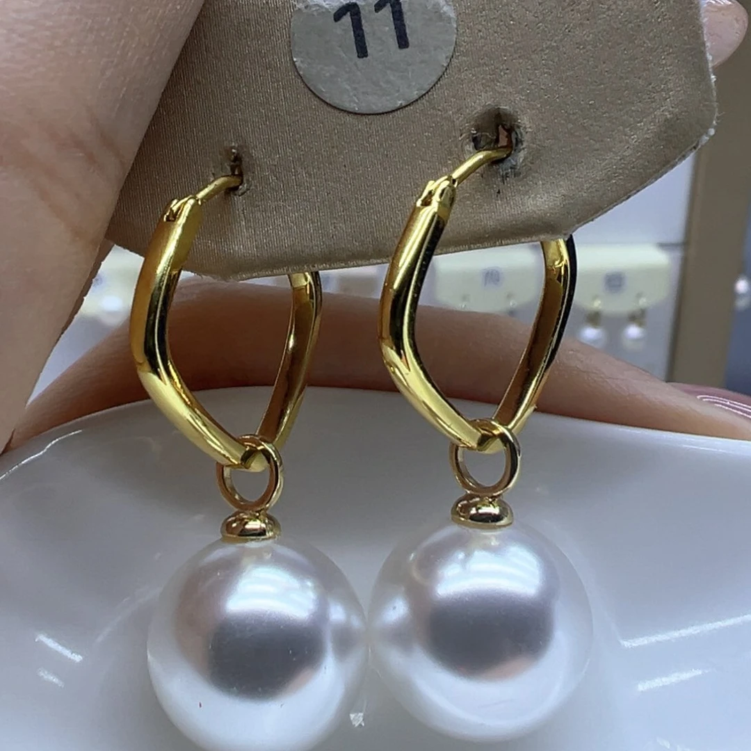 未镶嵌淡水珍珠耳饰
