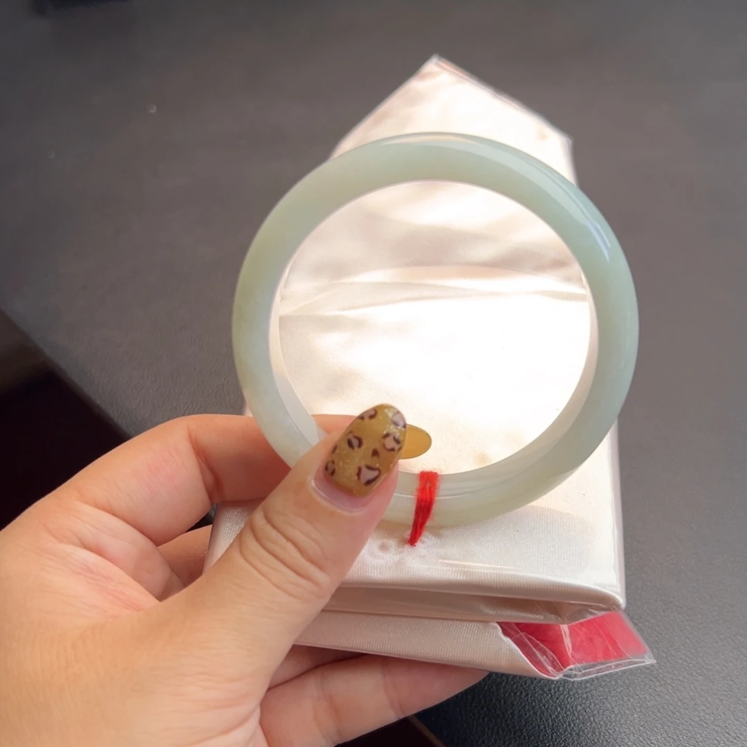 翡翠未镶嵌手镯54-55