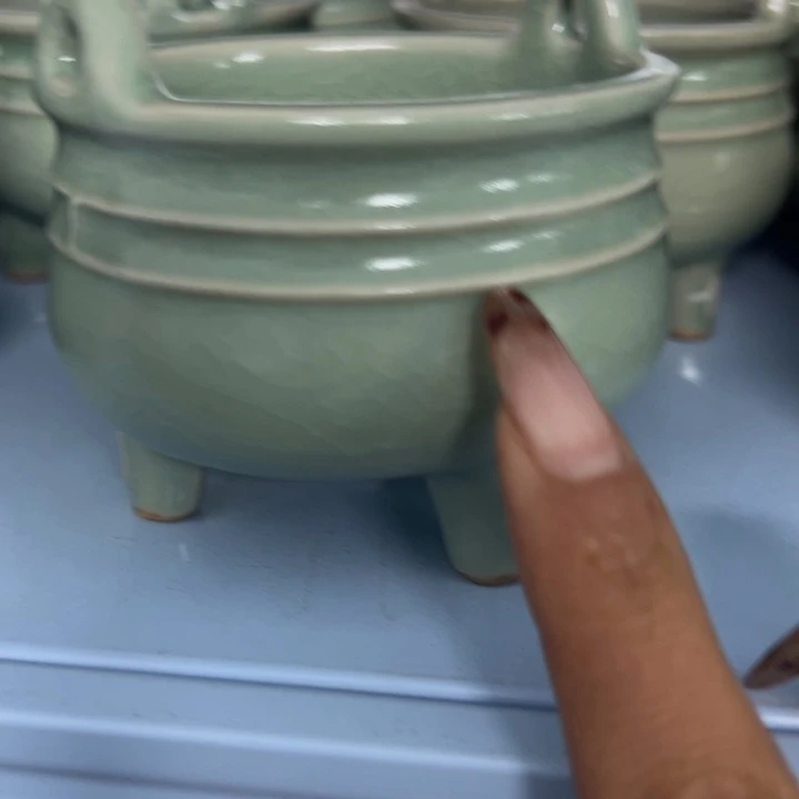 陶摆件原产地原矿釉汝瓷