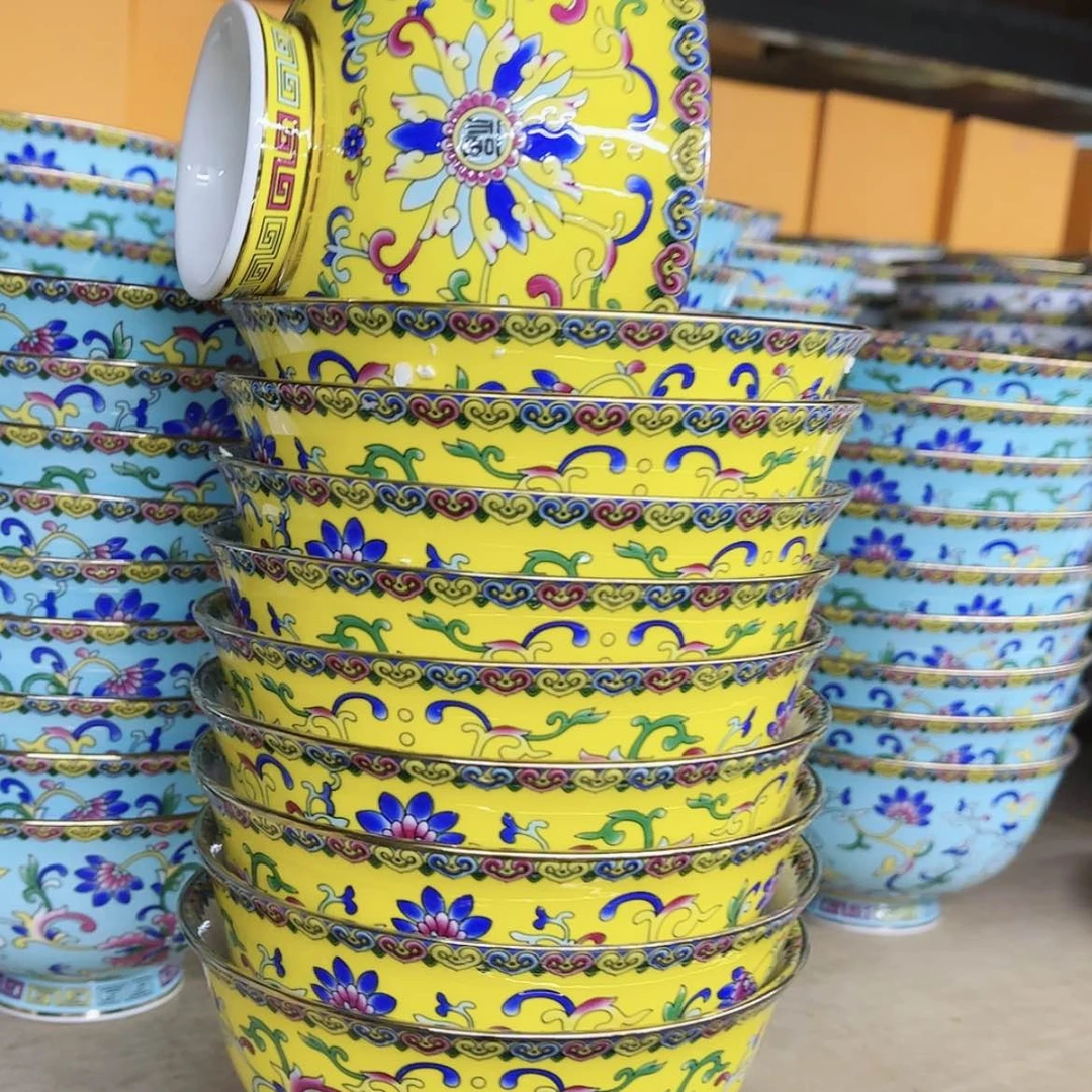 【闪购商品】珐琅4.5英寸10黄。。。。。。