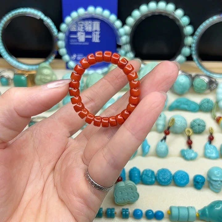 未镶嵌隔片南红玛瑙