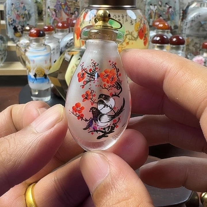 鼻烟壶内画手工绘制包邮