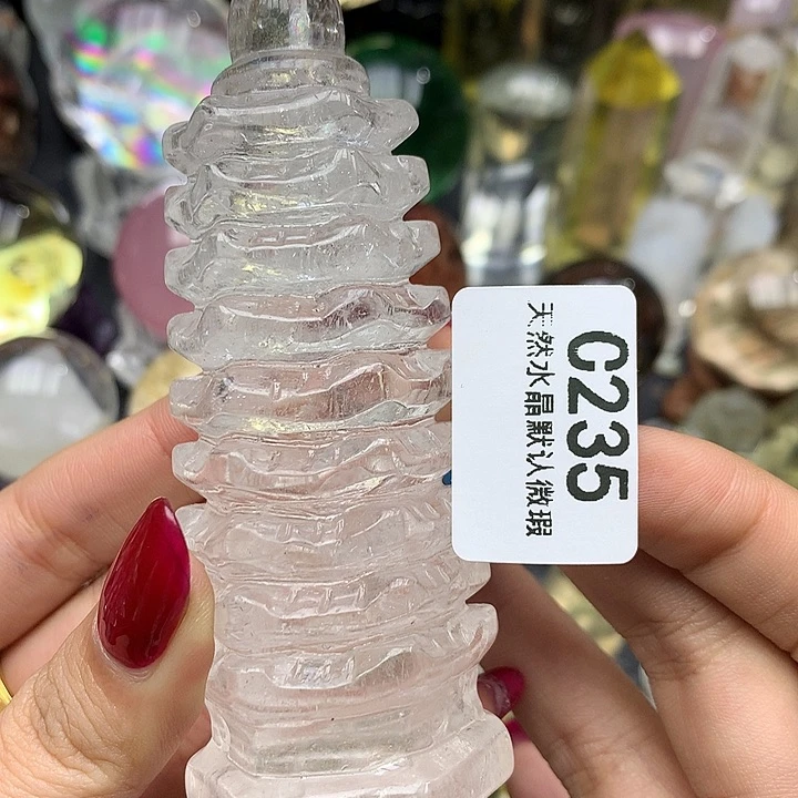 水晶水晶未镶嵌于*文摆件