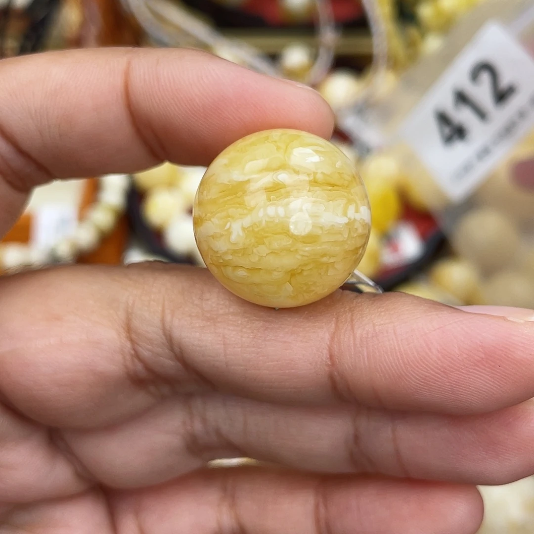 蜜蜡未镶嵌珠宝奇石21.8虎皮