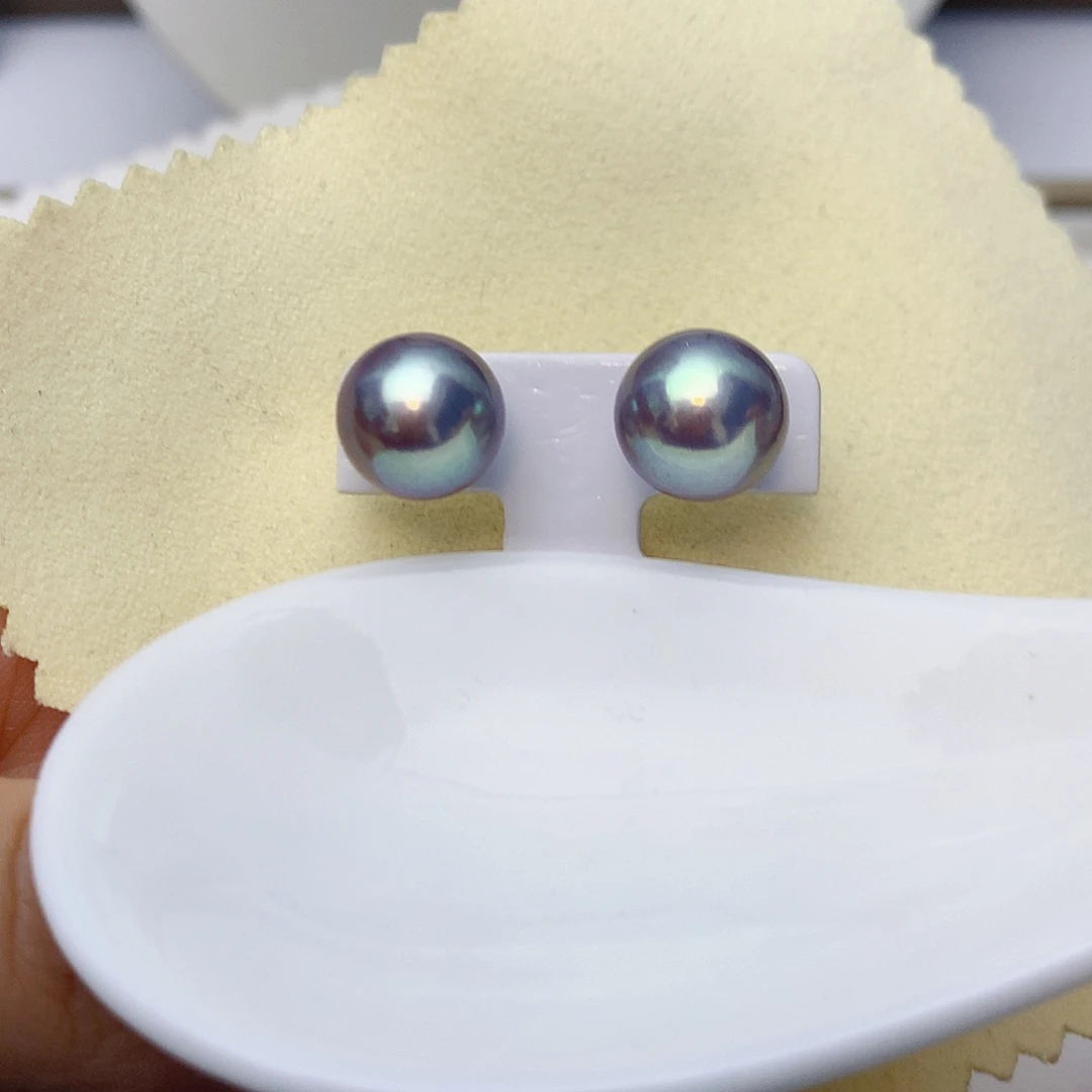 C***y耳饰18K金镶嵌淡水珍珠W10