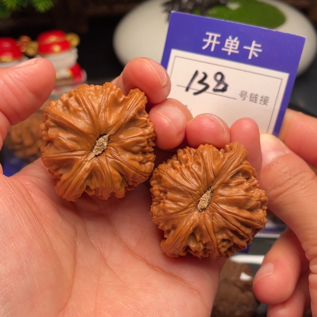 把件文玩核桃白狮子42全品138号