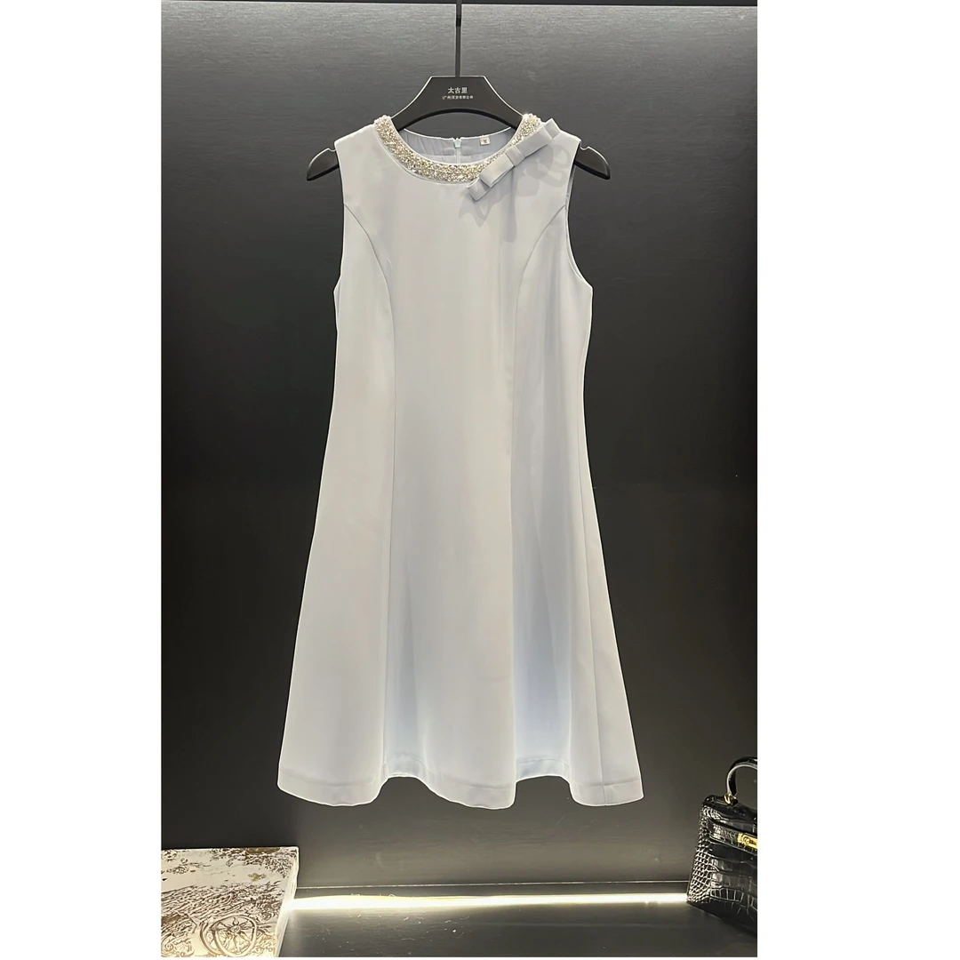 【薇薇专属】赫本风高定显瘦气质法式时尚长款连衣裙CO-08