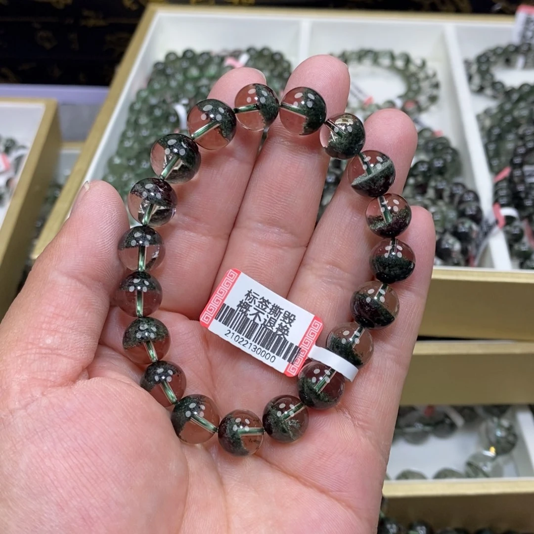 水晶绿幽灵手串未镶嵌?****?