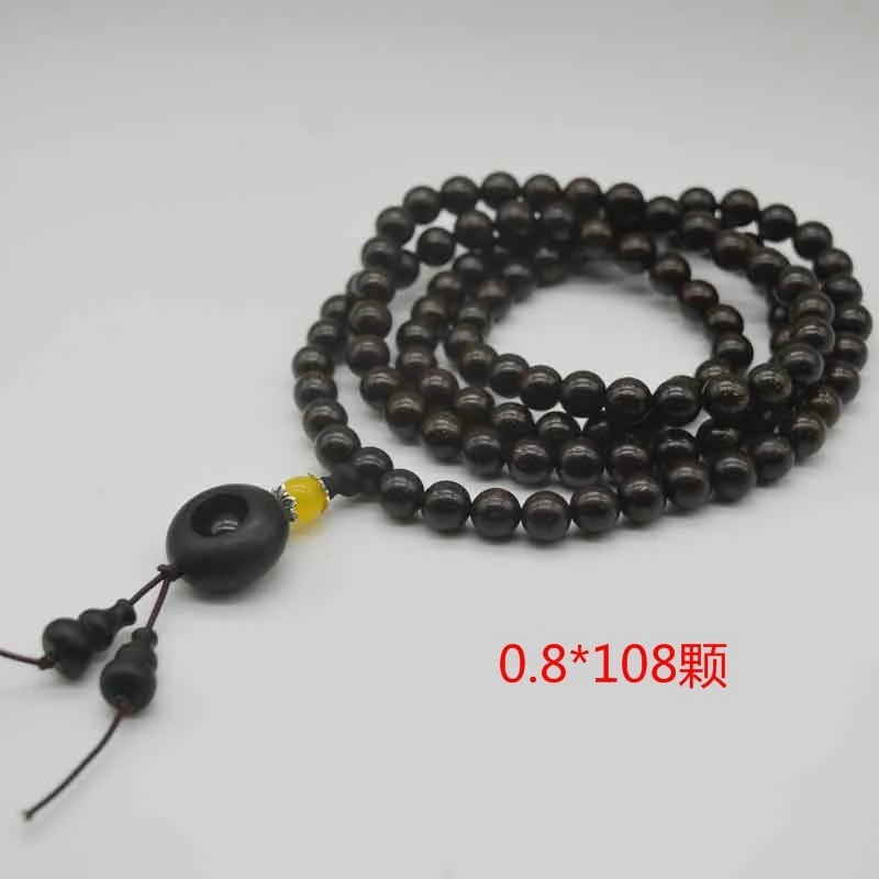 黑檀男女款佛珠手串108颗卡8 032（无礼盒）